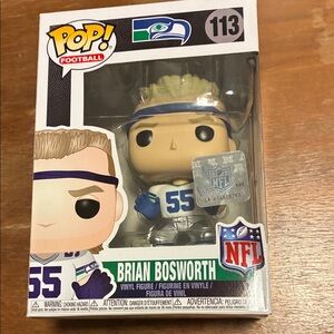 Funko Pop! Football Figure with Blue and White